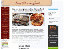 Tablet Screenshot of easykoreanfood.com